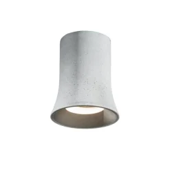 Faretti Da Soffitto-Ondaluce pl rock faretto da soffitto in cemento grigio