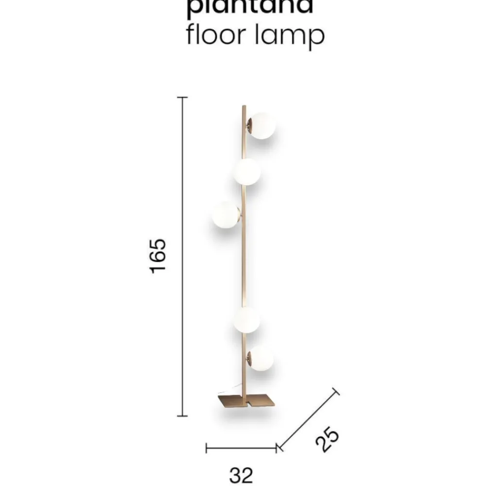 Lampade Da Terra-Ondaluce pt monile lampada da terra oro design moderna