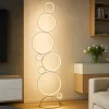 Lampade Da Terra-Ondaluce pt pois oro lampada piantana da terra led 3000k design moderna