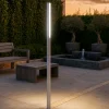 Lampioni Da Giardino-Ondaluce pt tommy lampione da giardino bianco ip54 90cm led 4000k