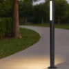 Lampioni Da Giardino-Ondaluce pt tommy lampione per esterno 90cm antracite led 4000k ip54