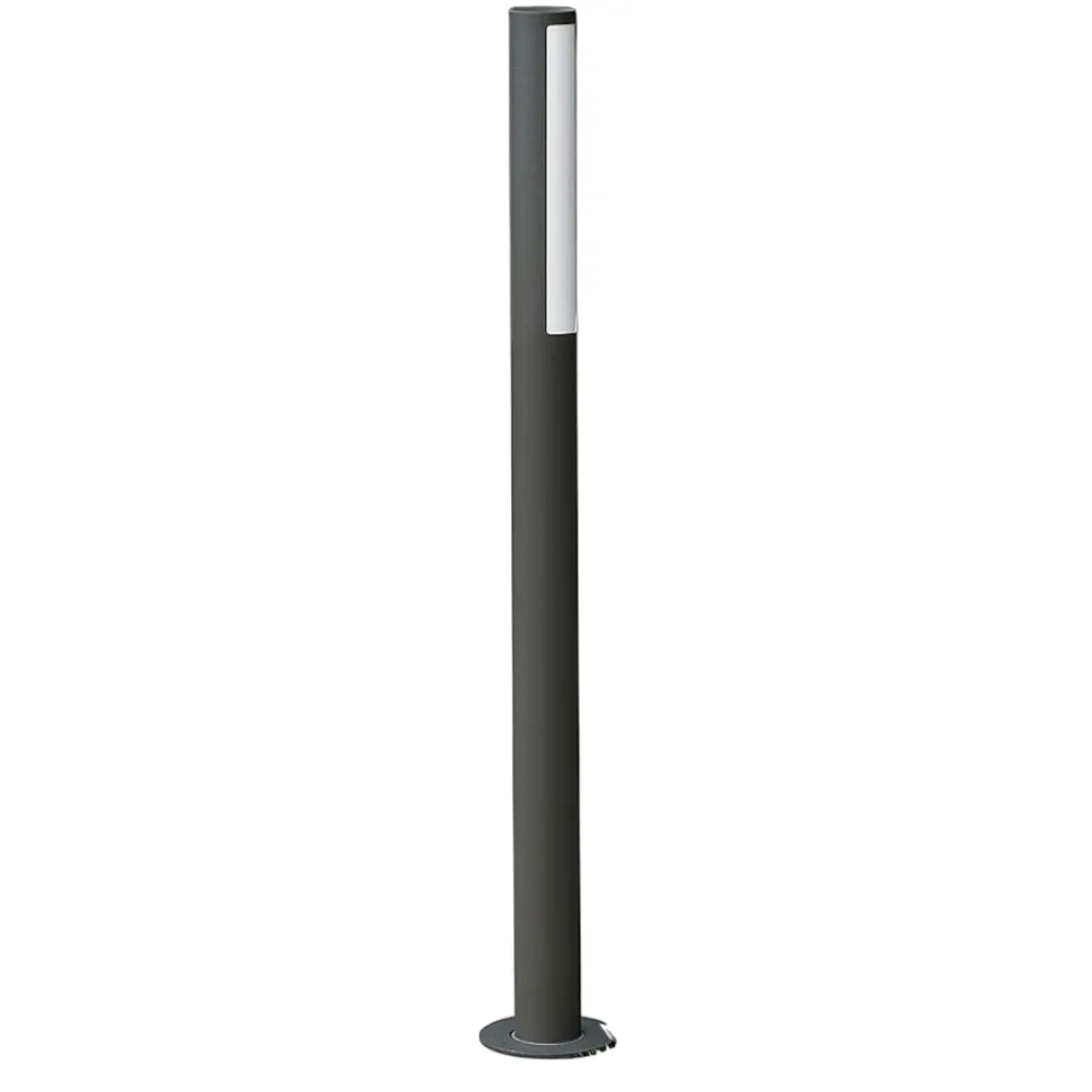 Lampioni Da Giardino-Ondaluce pt tommy lampione per esterno 90cm antracite led 4000k ip54