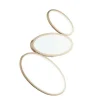 Plafoniere Moderne-Ondaluce rice pc oro plafoniera moderna led oro dimmerabile
