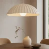 Lampadari Cucina-Ondaluce rustic lampadario da cucina da pranzo cemento bianco