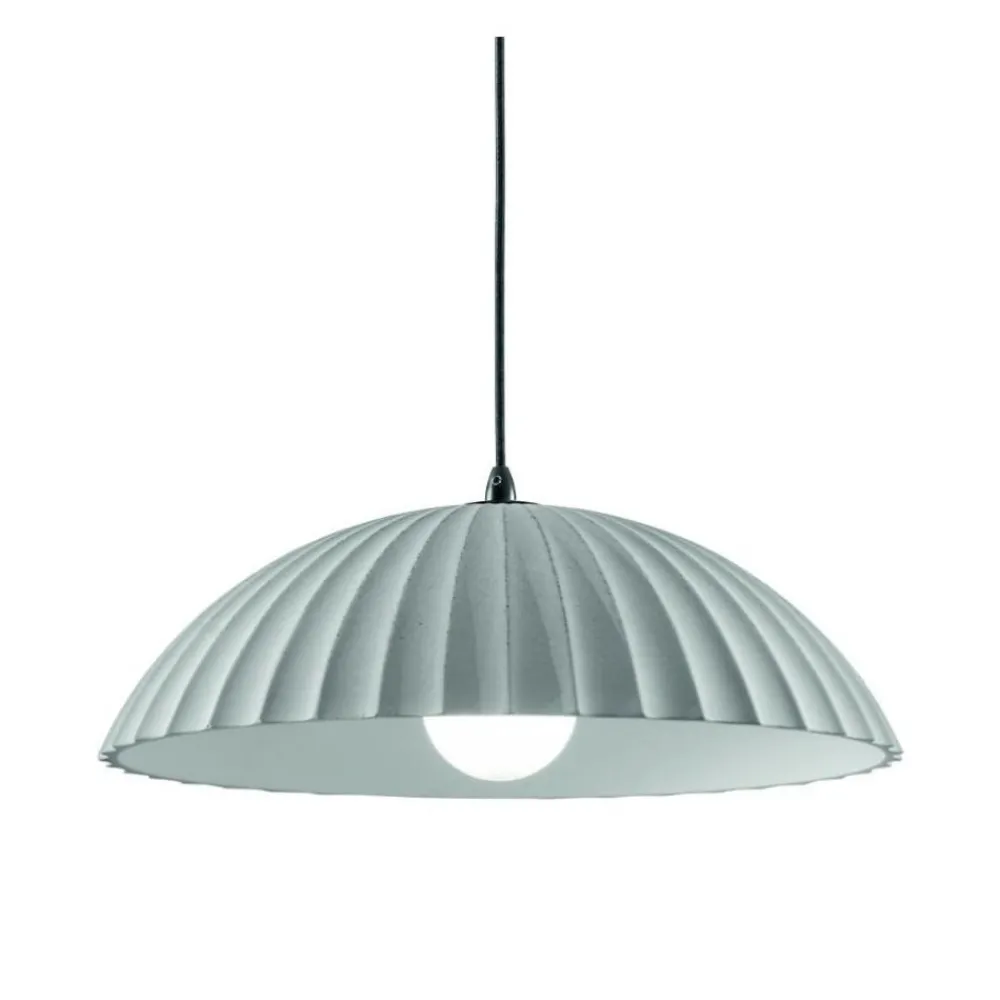 Lampadari Cucina-Ondaluce rustic lampadario da cucina grigio cemento