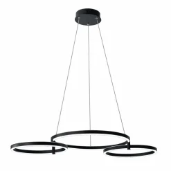 Lampadari Moderni-Ondaluce sabe lampadario moderno led 75w 3000k cerchi orientabili dimmerabile