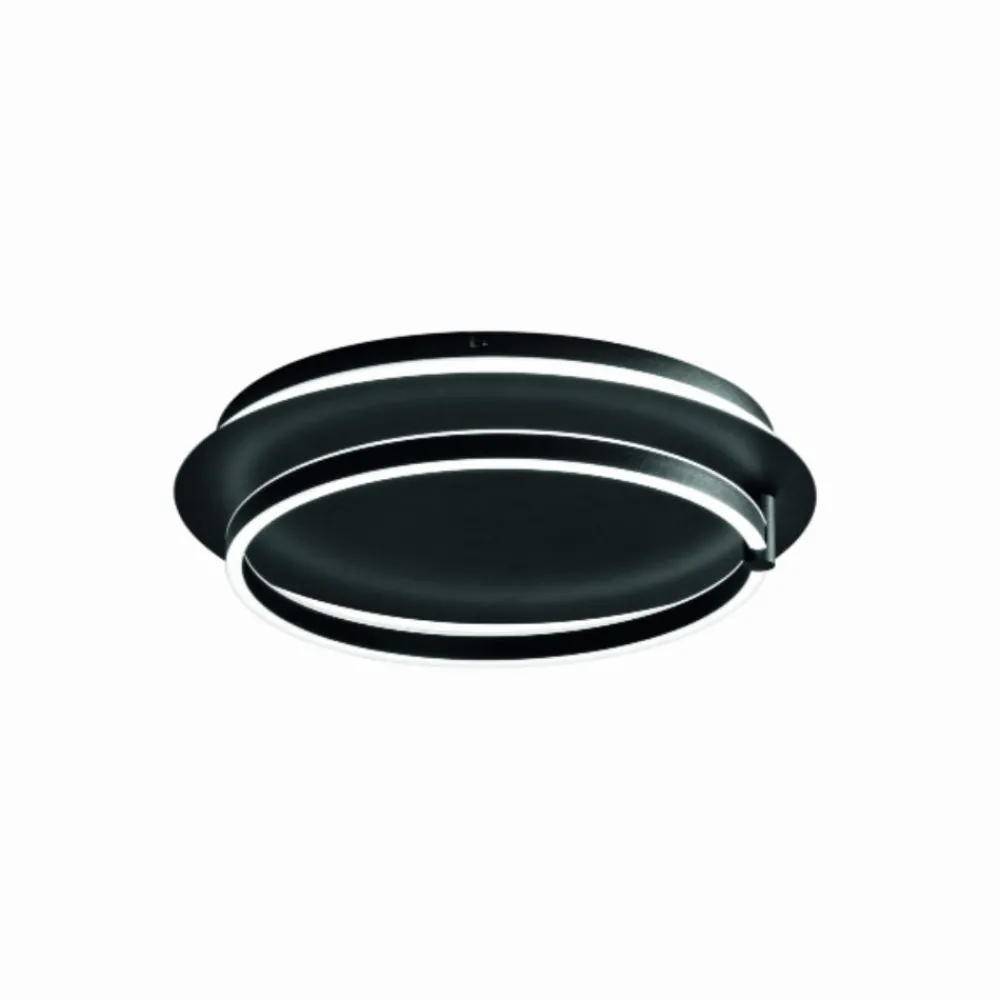 Plafoniere Moderne-Ondaluce sabe plafoniera led da cucina cerchio orientabile led 3000k dimmerabile