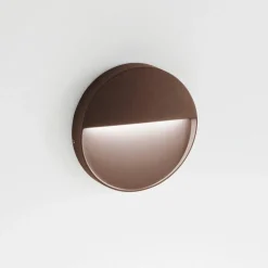 Segnapasso Led-Ondaluce segnapasso led da esterno rotondo corten 3w 4000k