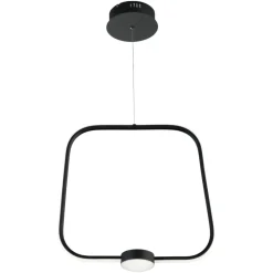 Lampadari Cucina-Ondaluce so alfa gr nero lampadario led per tavolo cucina