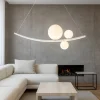 Lampadari Moderni-Ondaluce so altalena led 48w 3000k bianco lampadario design