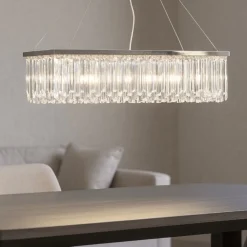 Lampadari Moderni-Ondaluce so batita lampadario di cristallo 87cm losanghe