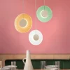 Lampadari Moderni-Ondaluce so candy 3 lampadario vetri colorati led moderno