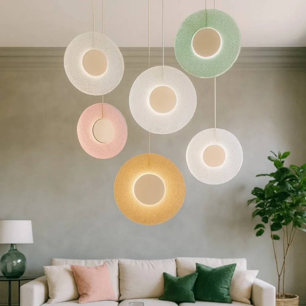Lampadari Moderni-Ondaluce so candy 6 lampadario vetri multicolor moderno