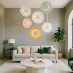 Lampadari Moderni-Ondaluce so candy 6 lampadario vetri multicolor moderno