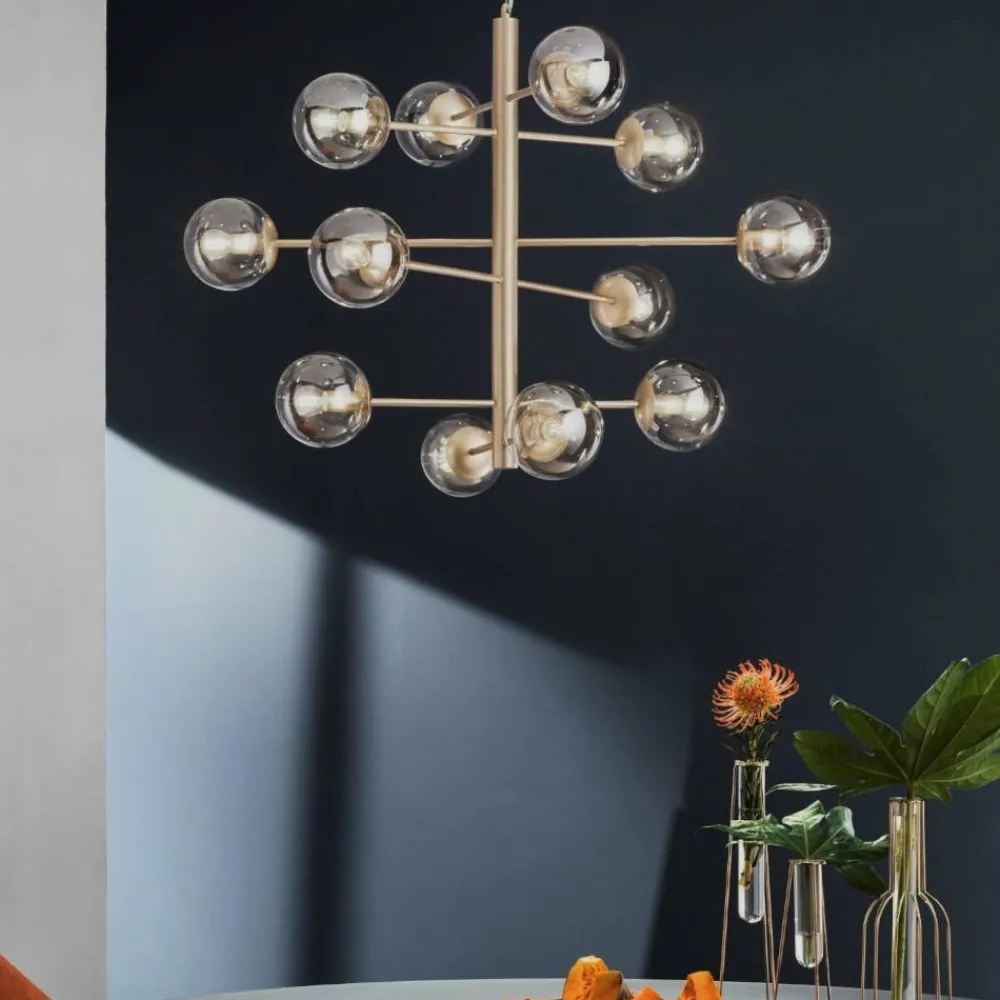 Lampadari Moderni-Ondaluce so eliseo lampadario per salone moderno nero