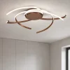 Plafoniere Moderne-Ondaluce soffira plafoniera moderna marrone led dimmerabile 3000k