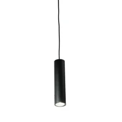Lampade A Sospensione-Ondaluce so filo pc lampada cilindrica a sospensione nera per penisola cucina