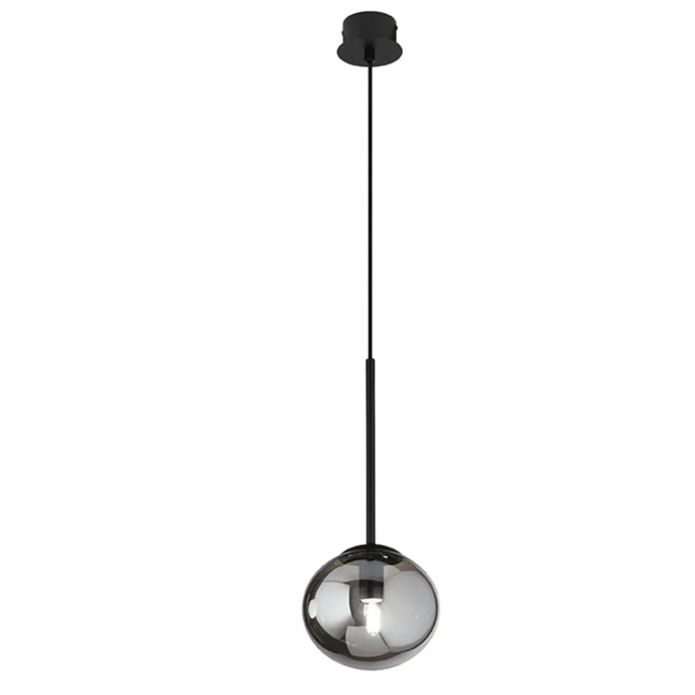 Lampade A Sospensione-Ondaluce so jewel lampada a sospensione nera per isola cucina