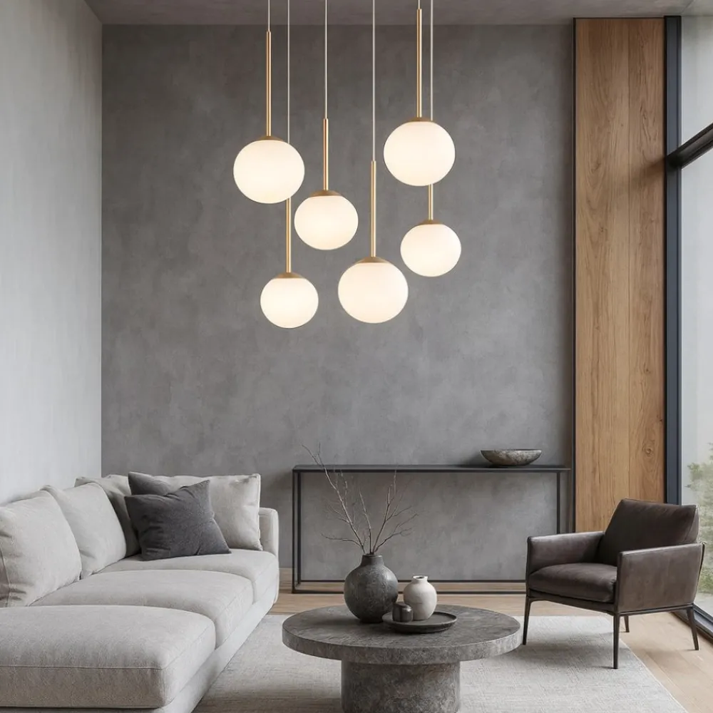 Lampadari Moderni-Ondaluce so jewel lampadario sei sfere oro