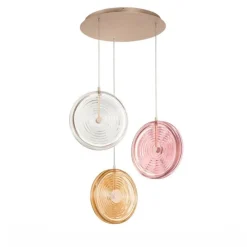 Lampadari Moderni-Ondaluce so jokey 3 lampadario moderno vetri led 3000k