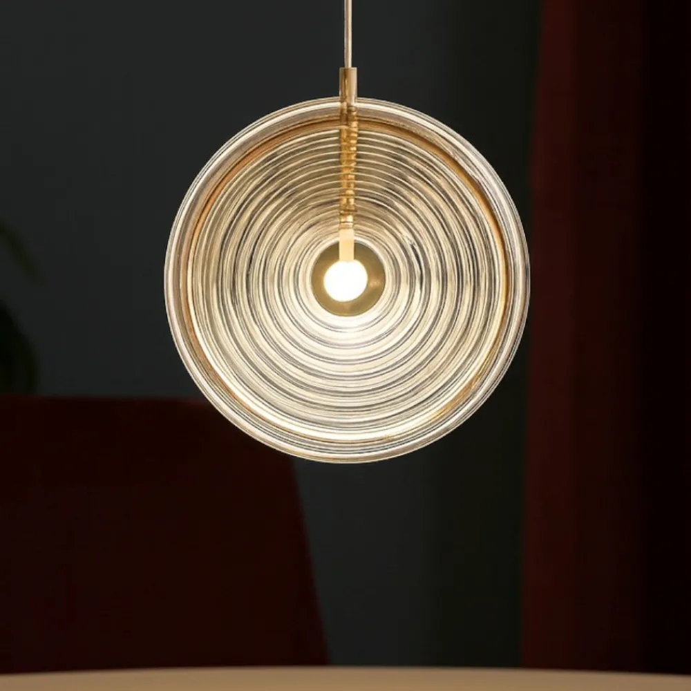 Lampade A Sospensione-Ondaluce so jokey pc lampadario vetro trasparente led