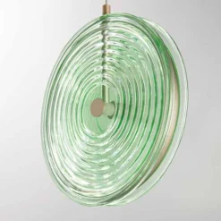 Lampadari Moderni-Ondaluce so jokey pc lampadario vetro verde led 3000k design