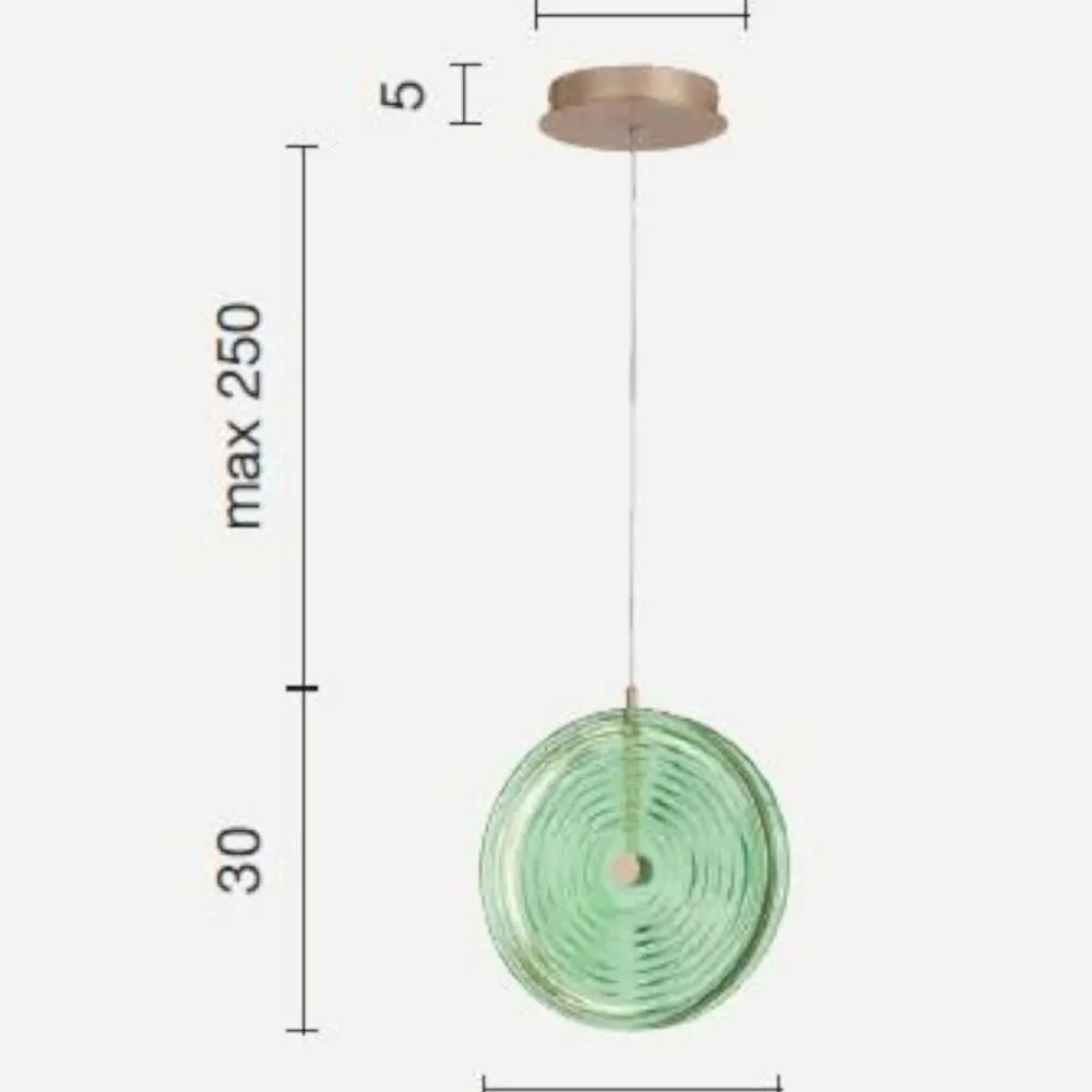 Lampadari Moderni-Ondaluce so jokey pc lampadario moderno vetro rosa led