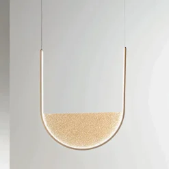 Lampadari Moderni-Ondaluce so lotus oro lampadario moderno led dimmerabile