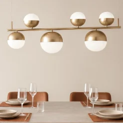 Lampadari Moderni-Ondaluce so mali oro lampadario moderno led per soggiorno