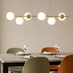 Lampadari Moderni-Ondaluce so monile lampadario oro 6 luci moderno