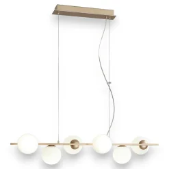 Lampadari Moderni-Ondaluce so monile lampadario oro 6 luci moderno
