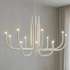 Lampadari Moderni-Ondaluce so nouveau bianco lampadario led moderno