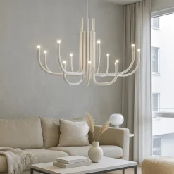 Lampadari Moderni-Ondaluce so nouveau bianco lampadario led moderno
