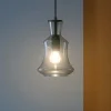Lampade A Sospensione-Ondaluce so pin b lampada sospensione per bancone cucina vetro fume