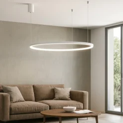 Lampadari Moderni-Ondaluce so soel 100 bianco lampadario cerchio led 47w 3000k 4000k