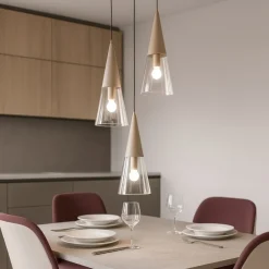 Lampadari Cucina-Ondaluce so trento lampadario da cucina oro tre luci vetri