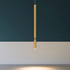 Lampade A Sospensione-Ondaluce so tubic lampada a sospensione oro per isola led