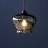 Lampade A Sospensione-Ondaluce so verve 1 fume lampada a sospensione per isola base/nero