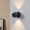 Applique Da Parete-Eglo Ono applique led 5w 3000k antracite design moderna