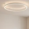 Plafoniere Moderne-Ideal Lux Oracle slim pl d070 round plafoniera led 38w 3000k bianca