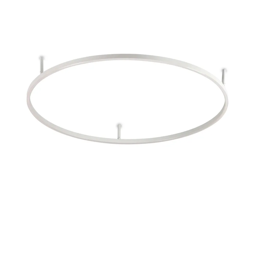 Plafoniere Moderne-Ideal Lux Oracle slim pl d090 round plafoniera led 3000k 90cm per soggiorno