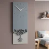 Orologi Da Parete Moderni-Selezionato da Mazzolaluce Orologio a pendolo da parete moderno legno colore carta da zucchero