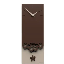 Orologi Da Parete Moderni-Selezionato da Mazzolaluce Orologio a pendolo da parete moderno cioccolato