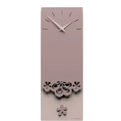 Orologi Da Parete Moderni-Selezionato da Mazzolaluce Orologio a pendolo da parete moderno per cucina colore prugna