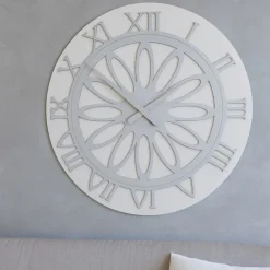 Orologi Da Parete Moderni-Selezionato da Mazzolaluce Orologio bianco da parete 60 num romani