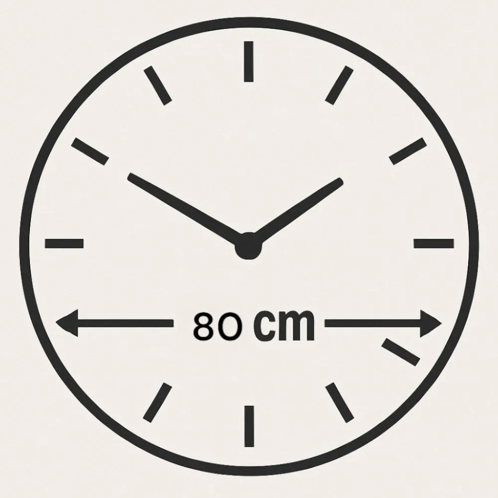 Orologi Da Parete Moderni-Selezionato da Mazzolaluce Orologio cipro di resina 80cm da parete moderno foglia oro cristalli