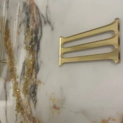Orologi Da Parete Moderni-Selezionato da Mazzolaluce Orologio 100cm per parete di grandi dimensioni marrone bianco oro