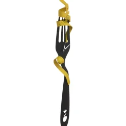 Orologi Da Parete Moderni-Selezionato da Mazzolaluce Orologio da cucina moderno forchetta nero giallo