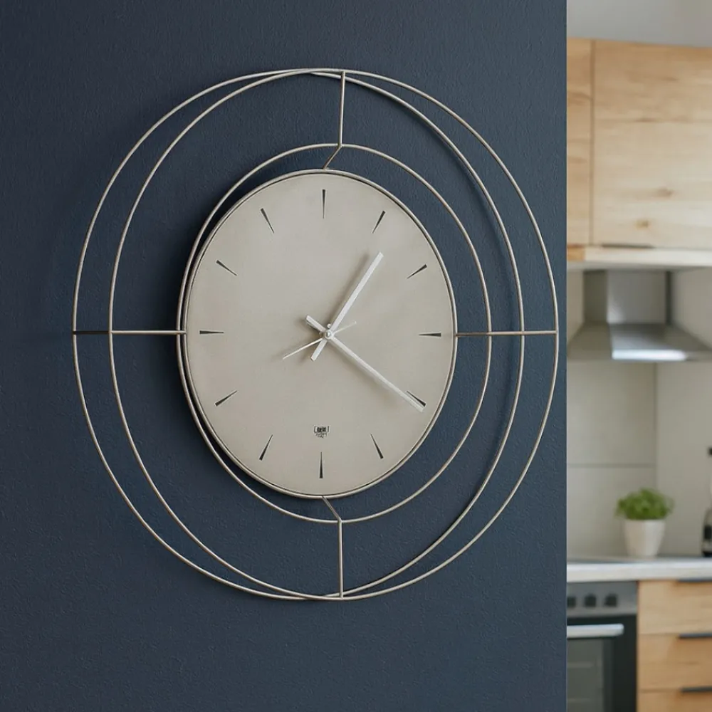 Orologi Da Parete Moderni-Selezionato da Mazzolaluce Orologio da muro 59cm moderno sabbia rotondo per soggiorno