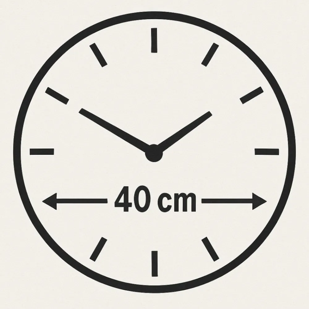 Orologi Da Parete Moderni-Selezionato da Mazzolaluce Orologio da muro 40cm polvere di luna resina effetto marmorizzato nero argento